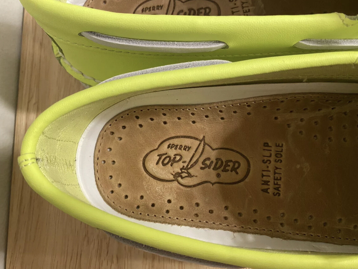 Eye Boat Shoes, Neon Yellow (RARE COLOR 